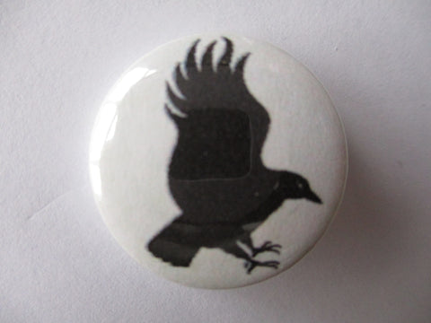 POISON GIRLS bird logo punk badge