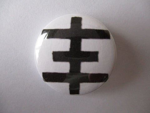 PSYCHIC TV (bars logo) industrial post punk badge