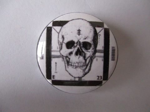 PSYCHIC TV (skull logo) industrial post punk badge
