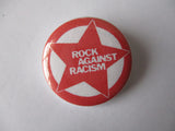 ROCK AGAINST RACISM punk badge (60p each)