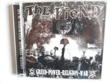 THE FIEND greed power religion war CD only £2.99!