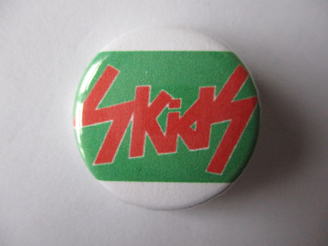 THE SKIDS punk badge (VARIOUS DESIGNS)
