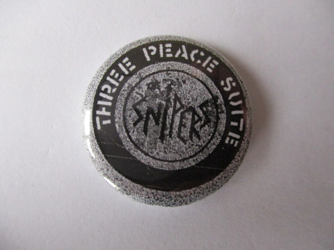 THE SNIPERS anarcho punk badge