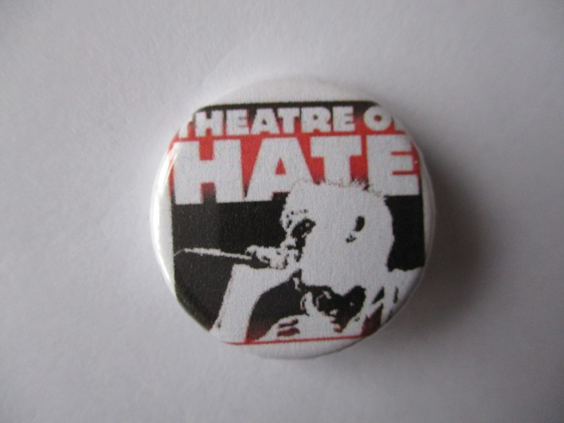 THEATRE OF HATE punk badge (VARIOUS DESIGNS) - Savage Amusement