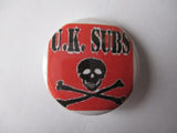 UK SUBS punk badge (various designs - 60p each)