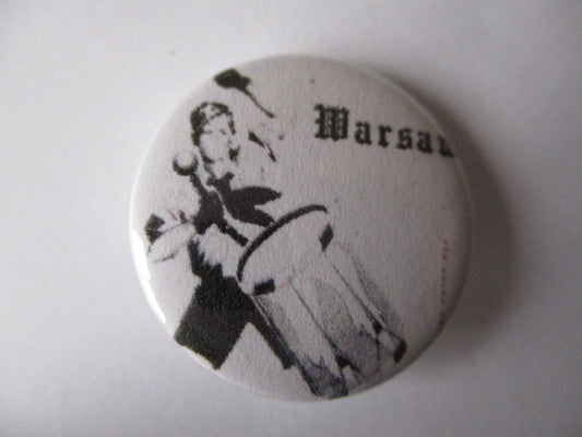 WARSAW ideal for living punk badge (pre JOY DIVISION ) - Savage Amusement