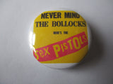 SEX PISTOLS punk badge ( Various designs - 60p each )