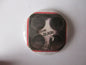 THE CLASH punk badge (VARIOUS OUT OF PRINT, discoloured)