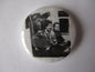 THE CLASH punk badge (VARIOUS OUT OF PRINT, discoloured)