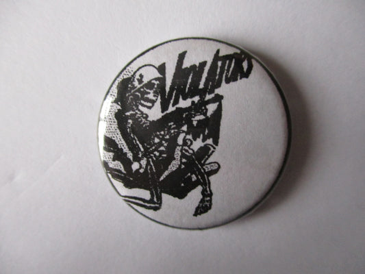 THE VIOLATORS B&W punk badge ONE ONLY