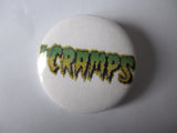 THE CRAMPS psychobilly punk badge (VARIOUS DESIGNS)