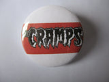 THE CRAMPS psychobilly punk badge (VARIOUS DESIGNS)