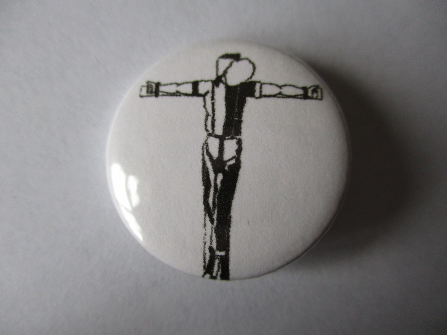 CRUCIFIED SKIN punk badge