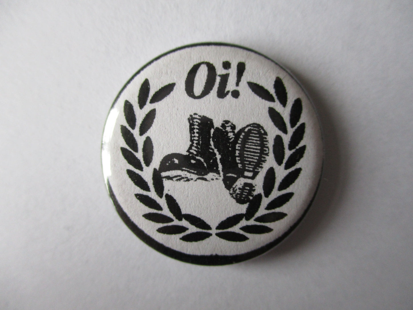 OI! SKINHEAD badge various designs