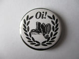OI! SKINHEAD badge various designs