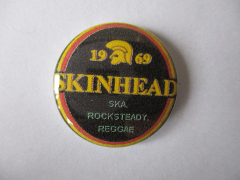 SKINHEAD oi! ska badge VARIOUS DESIGNS 60p each