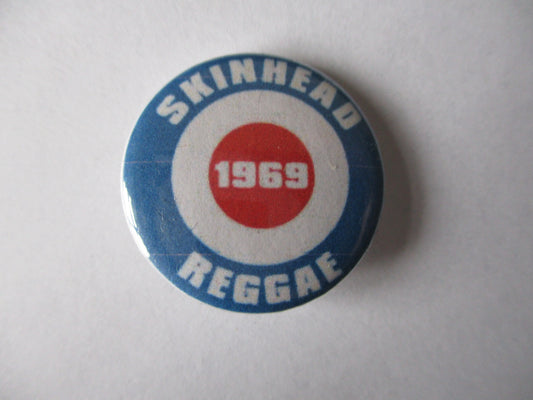SKINHEAD REGGAE mod style ska badge