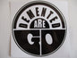 DEMENTED ARE GO psychobilly punk VINYL STICKER
