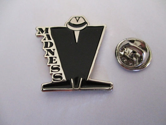 MADNESS silver SKA METAL BADGE