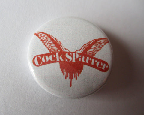 COCK SPARRER oi! punk badge (logo)