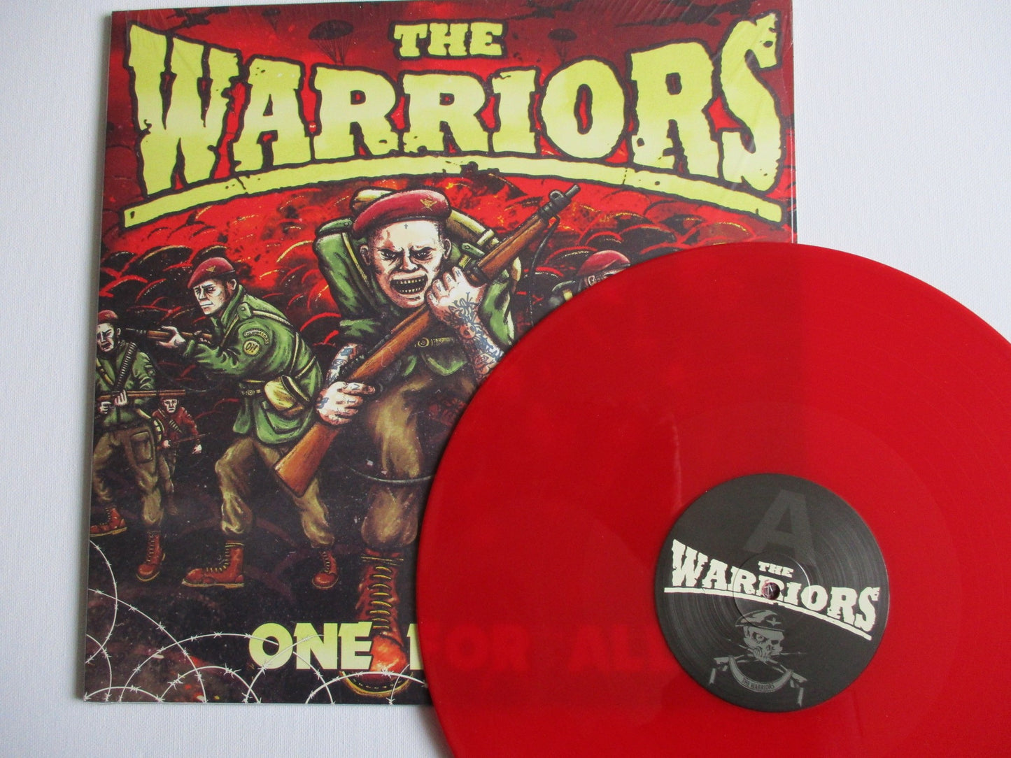 THE WARRIORS one for all LP ltd RED V