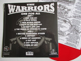 THE WARRIORS one for all LP ltd red v