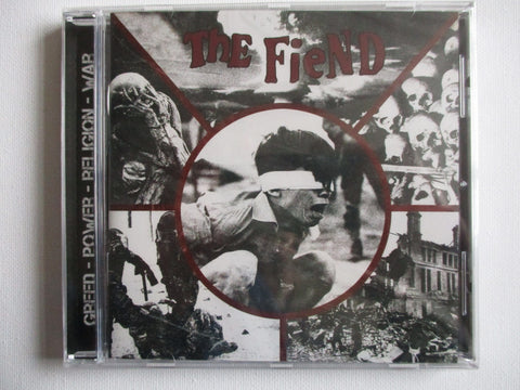 THE FIEND greed power religion war CD SALE!