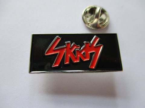 THE SKIDS punk metal badge (2 only)