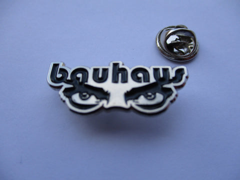 BAUHAUS logo POST PUNK METAL BADGE very few