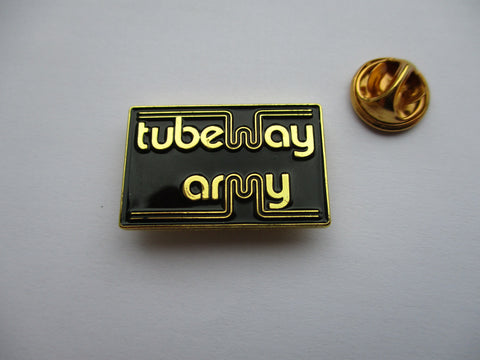 TUBEWAY ARMY post punk METAL BADGE (gold)