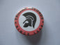 TROJAN RECORDS (helmet version) ska badge