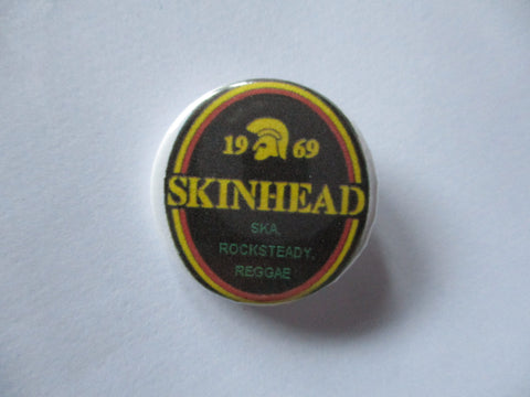 SKINHEAD (beer label) ska badge