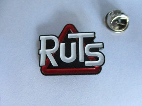 THE RUTS logo PUNK METAL BADGE