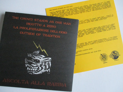 LA RABBIA the proliferation of hate 7" (NFT) SALE!