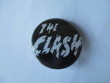 THE CLASH punk badge ( Various designs - 60p each )