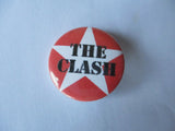 THE CLASH punk badge ( Various designs - 60p each )