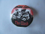 THE CLASH punk badge ( Various designs - 60p each )