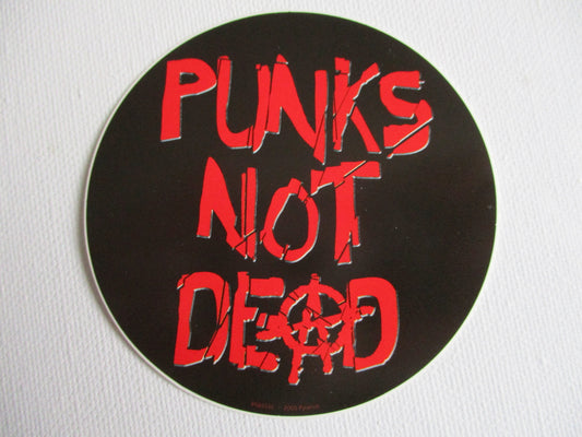 PUNKS NOT DEAD PUNK VINYL STICKER