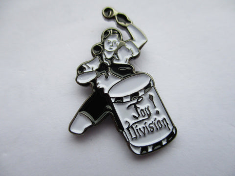 JOY DIVISION post punk METAL BADGE