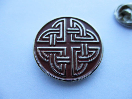 NEW MODEL ARMY thunder & consolation maroon PUNK METAL BADGE