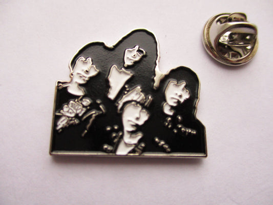 punk new wave enamel pin metal badge