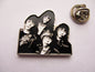 punk new wave enamel pin metal badge