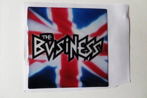 THE BUSINESS oi! punk PADDED VINYL STICKER - Savage Amusement