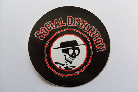 SOCIAL DISTORTION  PUNK VINYL STICKER - Savage Amusement