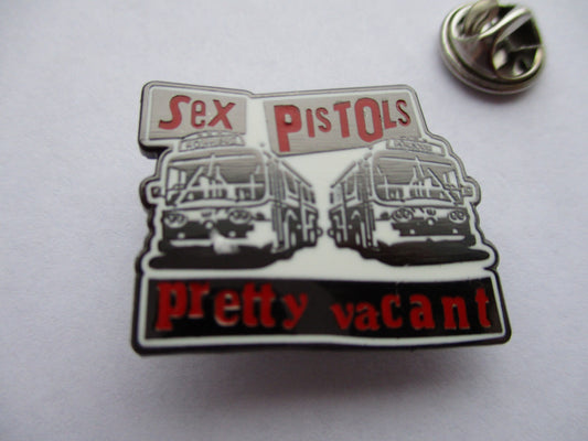 SEX PISTOLS pretty vacant PUNK METAL BADGE last few!