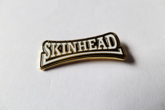 SKINHEAD Lonsdale GOLD oi! ska punk METAL BADGE - Savage Amusement