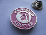 SKINHEAD REGGAE small  SKA METAL BADGE £2.99ea