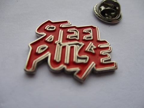 STEEL PULSE (red/silver) reggae METAL BADGE - few only!