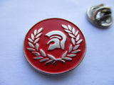 TROJAN / LAUREL WREATH small SKINHEAD SKA METAL BADGE (5 colours - £2.99ea)