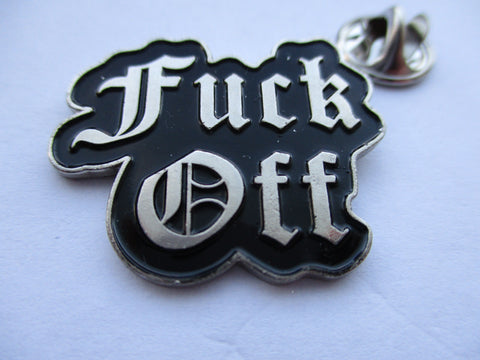 offensive adult humour enamel pin badge Macc Lads ANWL Viz